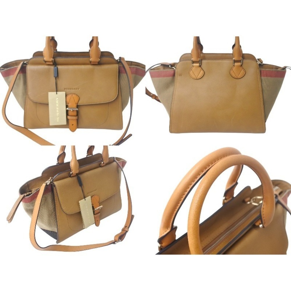 Burberry Mrcourt Saddle Brown Shoulder Bag leather - Picture 2 of 8